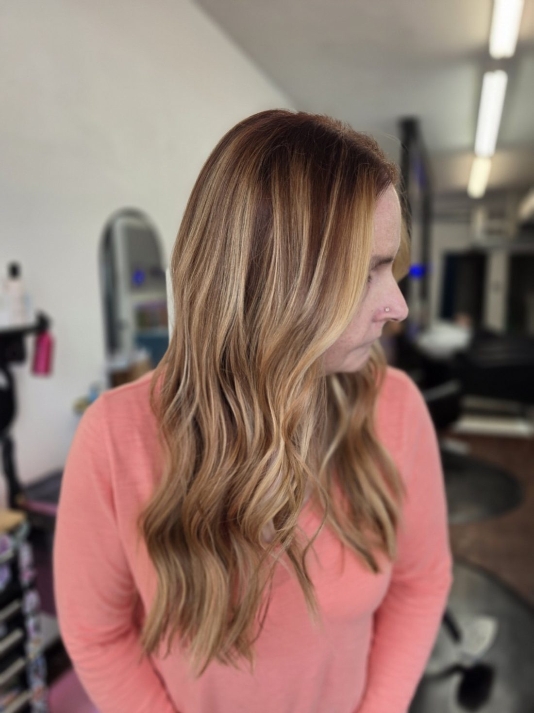 Another Blonding hairstyle example