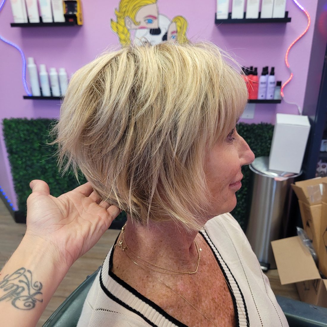 Cuts & Color hairstyle example