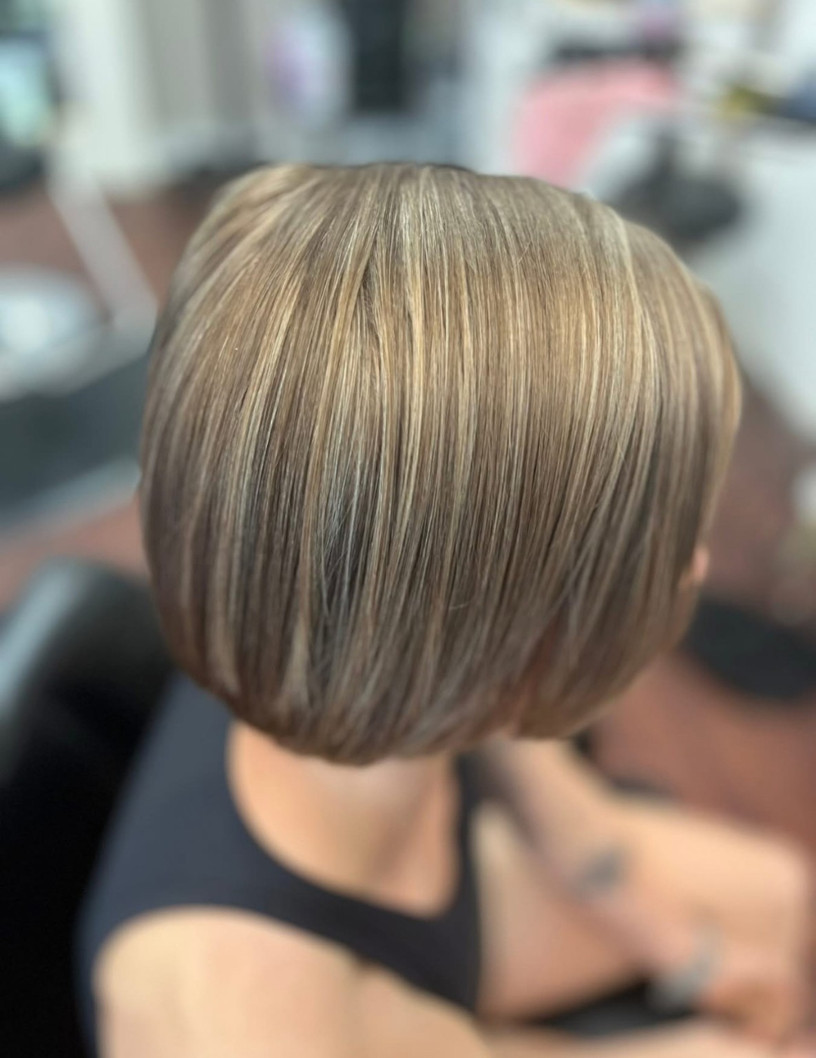 Layered blonde haircut — hair by Tiffany Huber