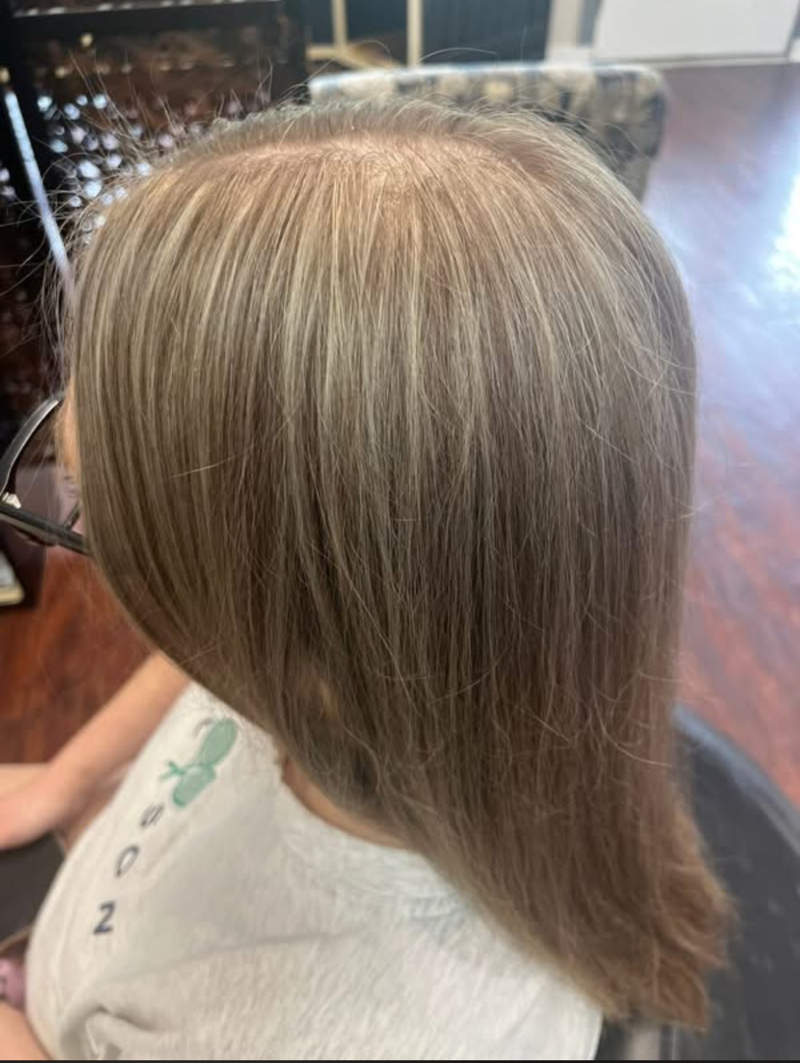 Dimensional blonde transformation — hair by Tiffany Huber